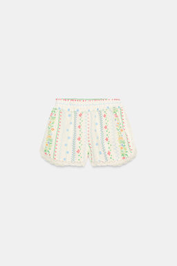 SHORTS ESTAMPADO PUNTILLA / Multicolor - Zara фото 7