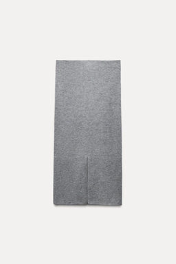 PLAIN KNIT MIDI SKIRT - Zara фото 3