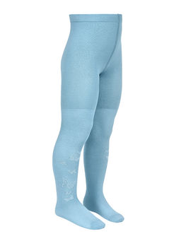 OMSA kids Collant 12A01-1 с ажур рис (бабочки) - Blu Сhiaro  фото 2