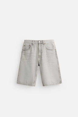 BAGGY FIT DENIM BERMUDA SHORTS - Zara фото 25
