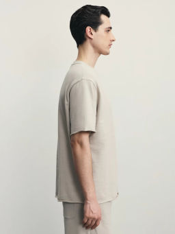 Футболка из плотного хлопка / Zarina фото 4