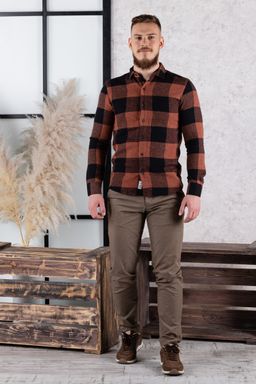 рубашка 
 17.Kimmens-KAHVE  фото 14