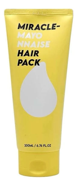 Питательная маска для сухих, поврежденных волос - Miracle Mayonnaise Hair Pack, 200мл
