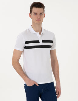 Beyaz Slim Fit Ti__rt