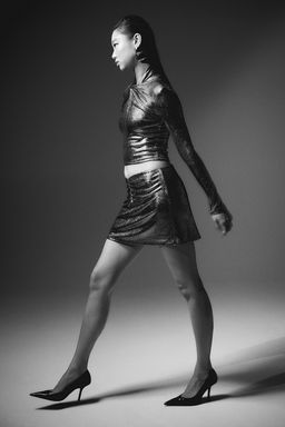 Minifalda brillante - H&m фото 3