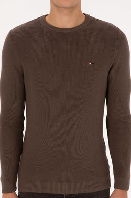 Erkek Slim Fit Bisiklet Yaka Vizon Basic Kazak - U.s. polo assn фото 6
