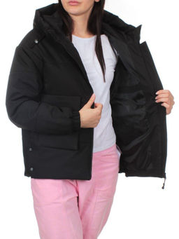 288 BLACK Куртка зимняя облегченная женская (верблюжья шерсть) - Fashion фото 6