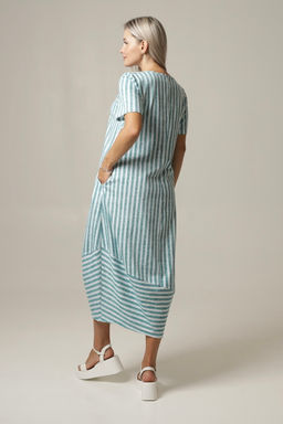 Платье женское П-168 (кулирка) Хаки - Elenatex фото 13