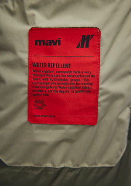 Kapusonlu Yesil Sisme Mont - Mavi фото 10