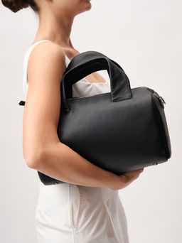 Кожаная сумка Bowling DBR 31378 черный фото 4