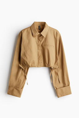 Camisa cropped con cordon de ajuste - H&m фото 6