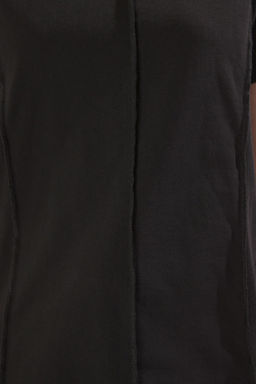 TRENDYOLMILLA Haki %100 Pamuk Dikis Detayl? Regular/Normal Kal?p Orme T-Shirt TWOSS25TS00135 фото 4