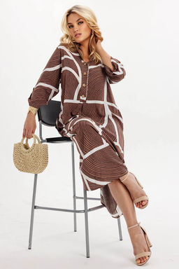 Платье 6145/07/Кофейный