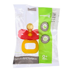 Пустышка латексная классическая Цветочек с кольцом, от 0 - 3 мес., цвета МИКС - Крошка я фото 5