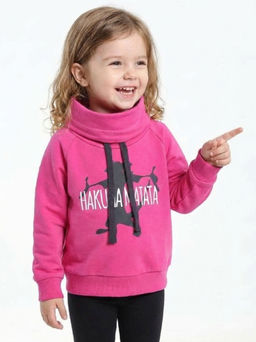 Джемпер для девочки UD 6735 малиновый - Mini maxi фото 4