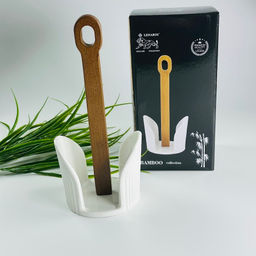 235-045 Держатель для салфеток 25см TROPICAL в под.уп.(х16)Фарфор - Lenardi фото 2