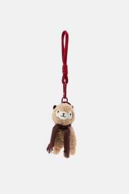 LLAMA SCARF CHARM KEYRING