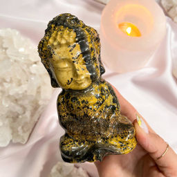 Статуэтка резная "Будда" из дендритовой Яшмы