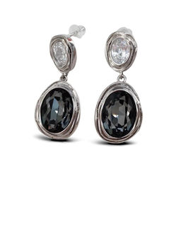 Серьги с кристаллами Swarovski