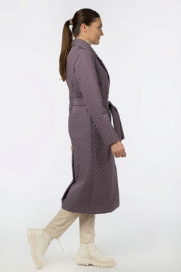 Пальто женское демисезонное (пояс) - El podio фото 3