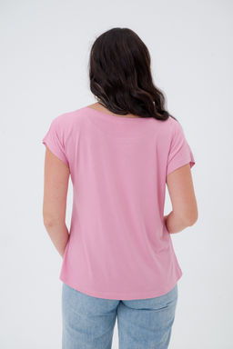 Футболка женская из вискозы Лирика нежно-розовый You are safe - Амадэль фото 3