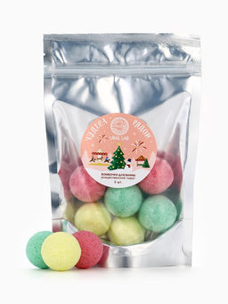Бомбочки для ванны Чудеса рядом, 6 шт. по 20 г, рождественский пирог, URAL LAB  фото 3