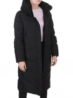 A73 BLACK Пальто зимнее женское (200 гр. холлофайбер)