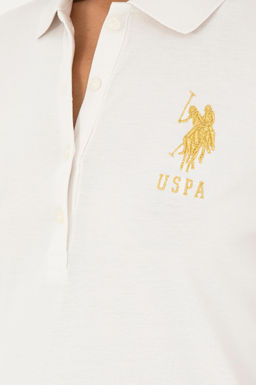 Kad_n Ekru Basic Polo Yaka Ti__rt Sepette S_rpriz _ndirim - U.s. polo assn фото 7