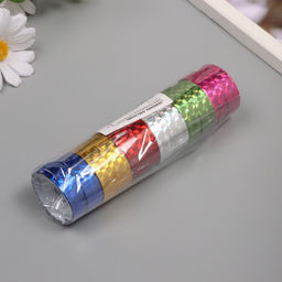 Клейкая лента декоративная «Голографический рисунок», набор 12 шт., 1.2 см, дл. 2 м