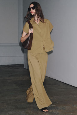 ZW COLLECTION VOLUME TROUSERS - Zara фото 6