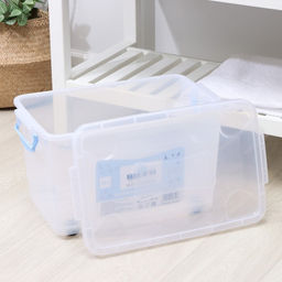 Контейнер для хранения с крышкой, 35 л, 50×31×28 см, на колёсах, прозрачный, ручки МИКС - Simaland фото 6