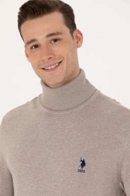 U. S. Polo Assn / Мужской базовый свитер из норки и меланжа - U.s. polo assn фото 15