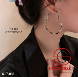 Серьги большие сердечки - Bruno фото 6