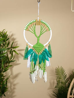 Ловец снов «Зелёное дерево», 22×60 см