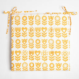 Подушка на стул «Этель» Yellow garden, 42×42 см