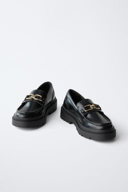 BUCKLE DETAIL LOAFERS - Zara фото 3