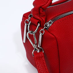 Сумка-багет на молнии, цвет красный - Simaland фото 5