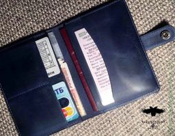 Мужская кожаная обложка для паспорта и автодокументов Dierhoff Д 6010-904 - Sergio valentini фото 3