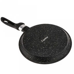 Сковорода блинная с тефлоновым покрытием д22см "Гранит Induction", h2см, s0,3см, ручка из термостойкого пластика (Россия) Подходит для всех видов плит, включая индукционную.
