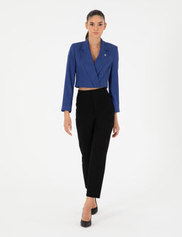 Брюки Carrot Fit черные