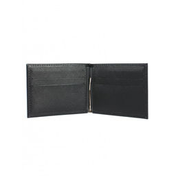 Зажим для купюр Croco-зк-301 (6 карм) натуральная кожа черный сафьян (221) 263524  фото 3