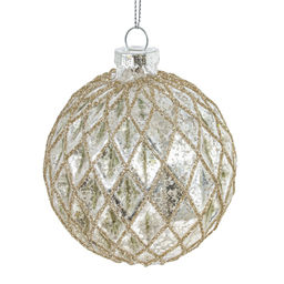 Набор из 12шт Украшение новогоднее "Шар", D 8 см, L35 W25 H8,5 см
