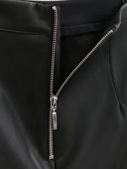 CONTE Юбка-midi из экокожи с декоративными патами LU 2853 black - Conte elegant фото 6