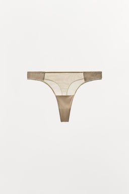 COMBINED PLEATED THONG - Zara фото 3