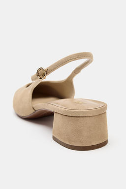 ZAPATO DESTALONADO SERRAJE / Marr?n Arena - Zara фото 4
