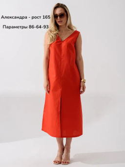 Сарафан платье лен с хлопком - Оптима фото 43