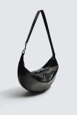 BOLSO HOMBRO PESPUNTES / Negro - Zara фото 4