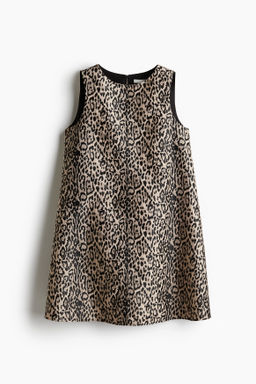 Vestido en tejido jacquard