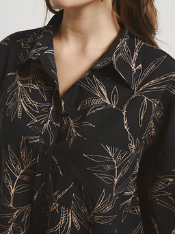 Desenli Poplin Kad?n G?mlek