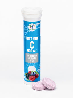 Напиток Витамин С со вкусом лесных ягод Vitamuno, 10 шипучих таблеток фото 4